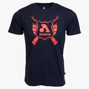 Arsenal Small Blue Cotton Relaxed Fit Classic T-Shirt