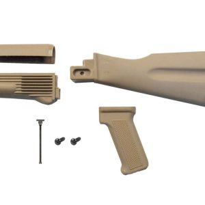 Arsenal 4 Piece NATO Length Desert Sand Stock Set  With Hardware