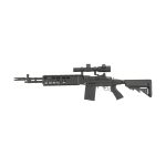 CYMA Sport Full Metal M14 EBR Designated Marksman AEG Airsoft Rifle, Black