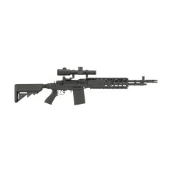 CYMA Sport Full Metal M14 EBR Designated Marksman AEG Airsoft Rifle, Black 2