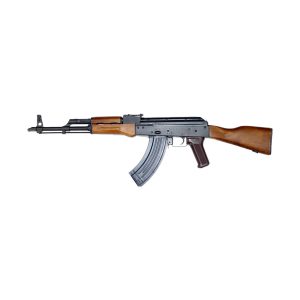 E&L Airsoft New Essential Version AKM Airsoft AEG Rifle w/ Real Wood Furniture, Black