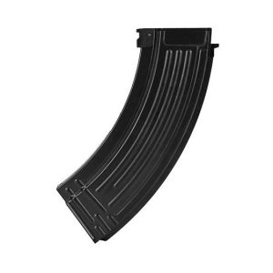 E&L AK47 120rds Mid-cap Metal Magazine 5 Pack, Black
