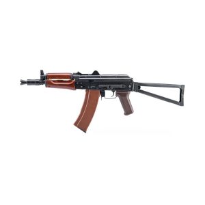 E&L AKS74U AEG E-Platinum w/ ASTER SE Airsoft Rifle, Wood/Black