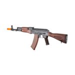E&L Essential AK74N Airsoft AEG Rifle, Black/Wood 3 E&L Essential AK74N Airsoft AEG Rifle, Black/Wood