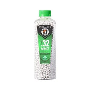 Lancer Tactical 5050 Round 0.32g Streamline Competition Grade Outdoor Airsoft BBs, White
