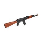 Lancer Tactical AK-74N AEG Airsoft Rifle, Metal Body, Real Wood Furniture