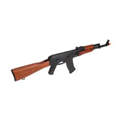 Lancer Tactical AK-74N AEG Airsoft Rifle, Metal Body, Real Wood Furniture