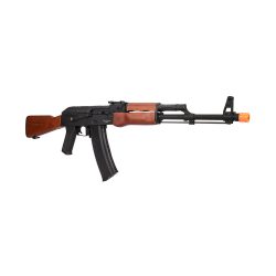 Lancer Tactical AK-74N AEG Airsoft Rifle, Metal Body, Real Wood Furniture