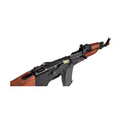 Lancer Tactical AK-74N AEG Airsoft Rifle, Metal Body, Real Wood Furniture