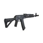 Lancer Tactical AK74 Full Metal Airsoft Rifle w/ 10.5 inch CNC M-LOK Handguard and Delta Stock, Black