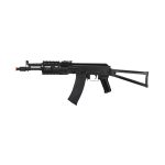 LCT Airsoft AK-105 Assault Rifle AEG w/ Folding Stock, Black