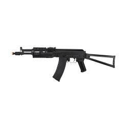 LCT Airsoft AK-105 Assault Rifle AEG w/ Folding Stock, Black