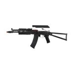 LCT Airsoft AK-105 Assault Rifle AEG w/ Folding Stock, Black
