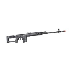 LCT SVD Dragunov Electric Airsoft Sniper Rifle, Black 4